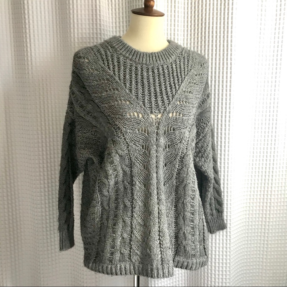 UO ECOTE Madison Chunky Knit Pullover Sweater